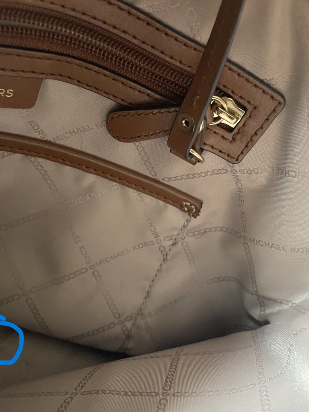 Michael Kors Voyager East/West Tote Pink Color-blocked signature logo - Picture 16 of 16